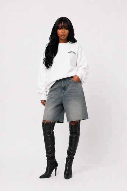 Embroidered Machine Heart Sweatshirt